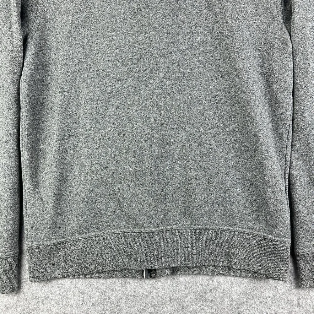 Banana Republic Jacket Men M Gray Fleece St Jaspe Full Zip Casual Modern Button*